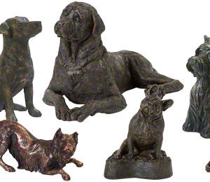 Cast Resin Figurine Caskets