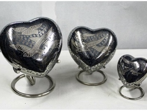 going home brass heart urn